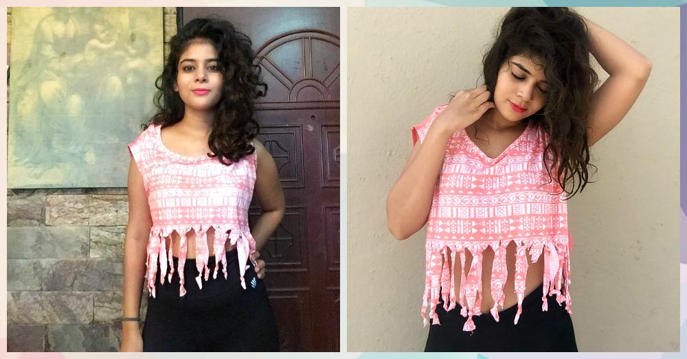 #FashionDiaries: How I Made A Fringe Crop Top In Just 15 Mins!
