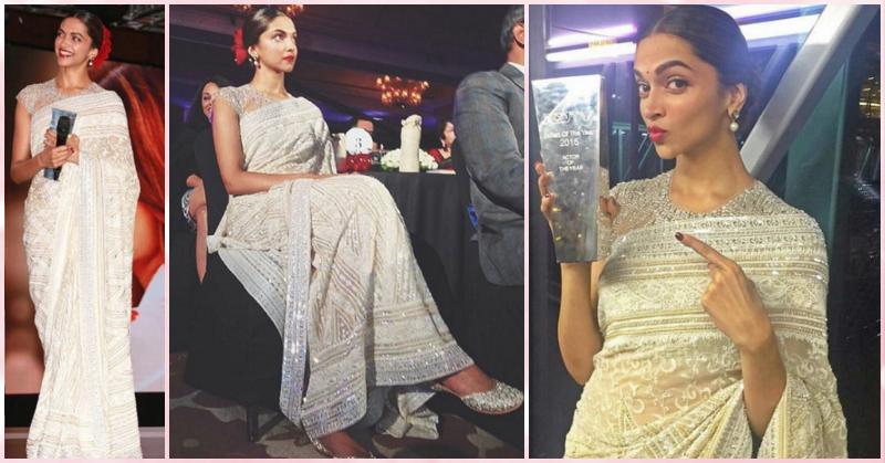 How To Steal Deepika’s Gorgeous White Sari For Your Next Shaadi
