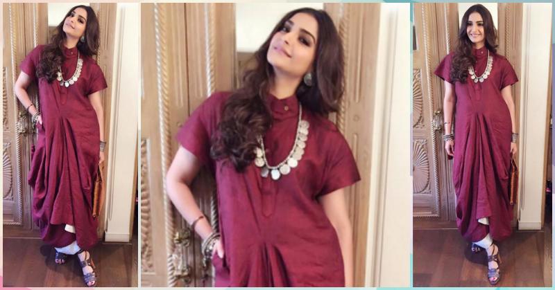 How To Steal Sonam’s Dreamy Draped Look For A Shaadi!