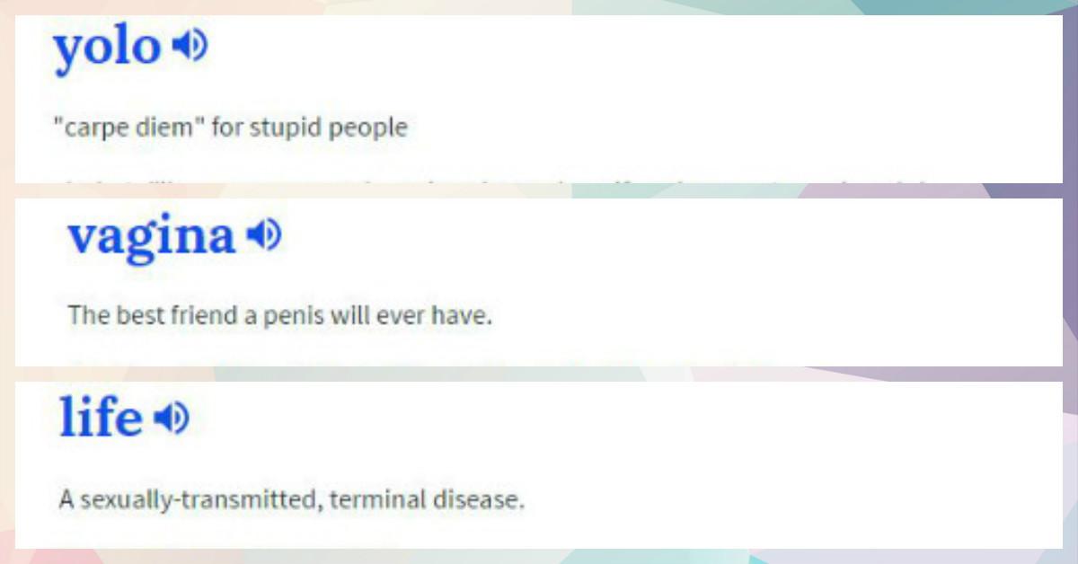 Sex, YOLO, Life: The FUNNIEST Urban Dictionary Definitions!