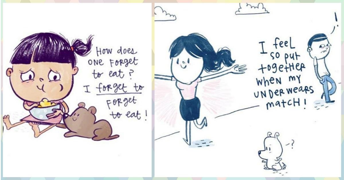 Super Cute Doodles That Sum Up How EVERY Girl Feels About Life!
