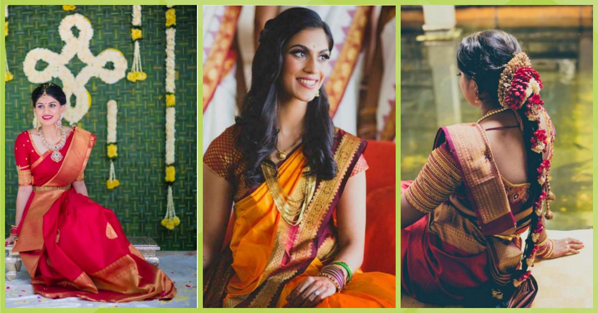 10 Beautiful Brides To Inspire Your Kanjivaram Style!