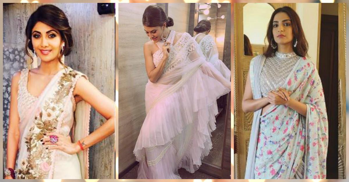 10 different Saree Draping Styles To Stand Out At All Those Shaadis!