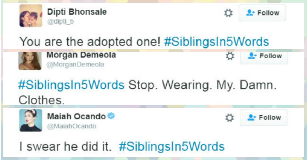 Sh*t We Say To Our Siblings &#8211; 6 Tweets That Are Just TOO True!