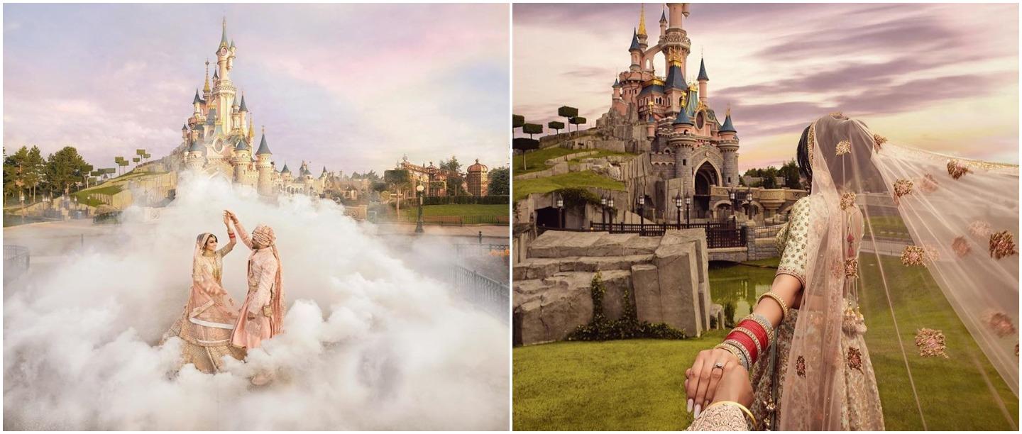Inside The Disneyland Wedding Featuring Goofy On Dhol, Castles &amp; A Dreamy Proposal