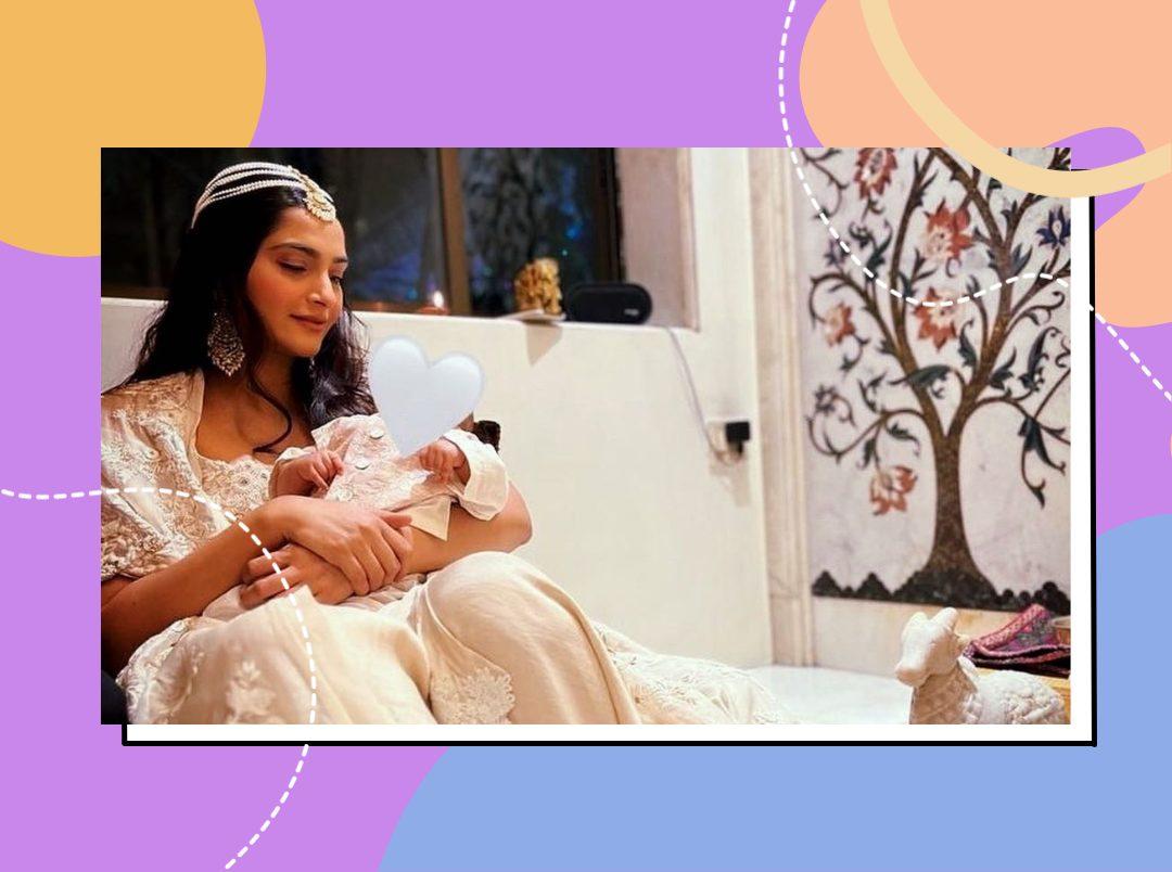 Sonam Kapoor Played Matchy-Matchy With Little Vayu On Diwali &amp; We Just Scored Their Adorable Pic