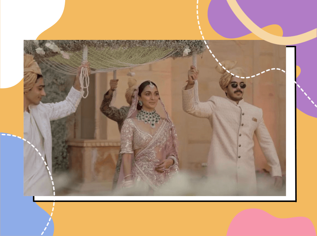 Kiara Advani&#8217;s Bridal Chaadar Deserves A Moment Of Its Own!