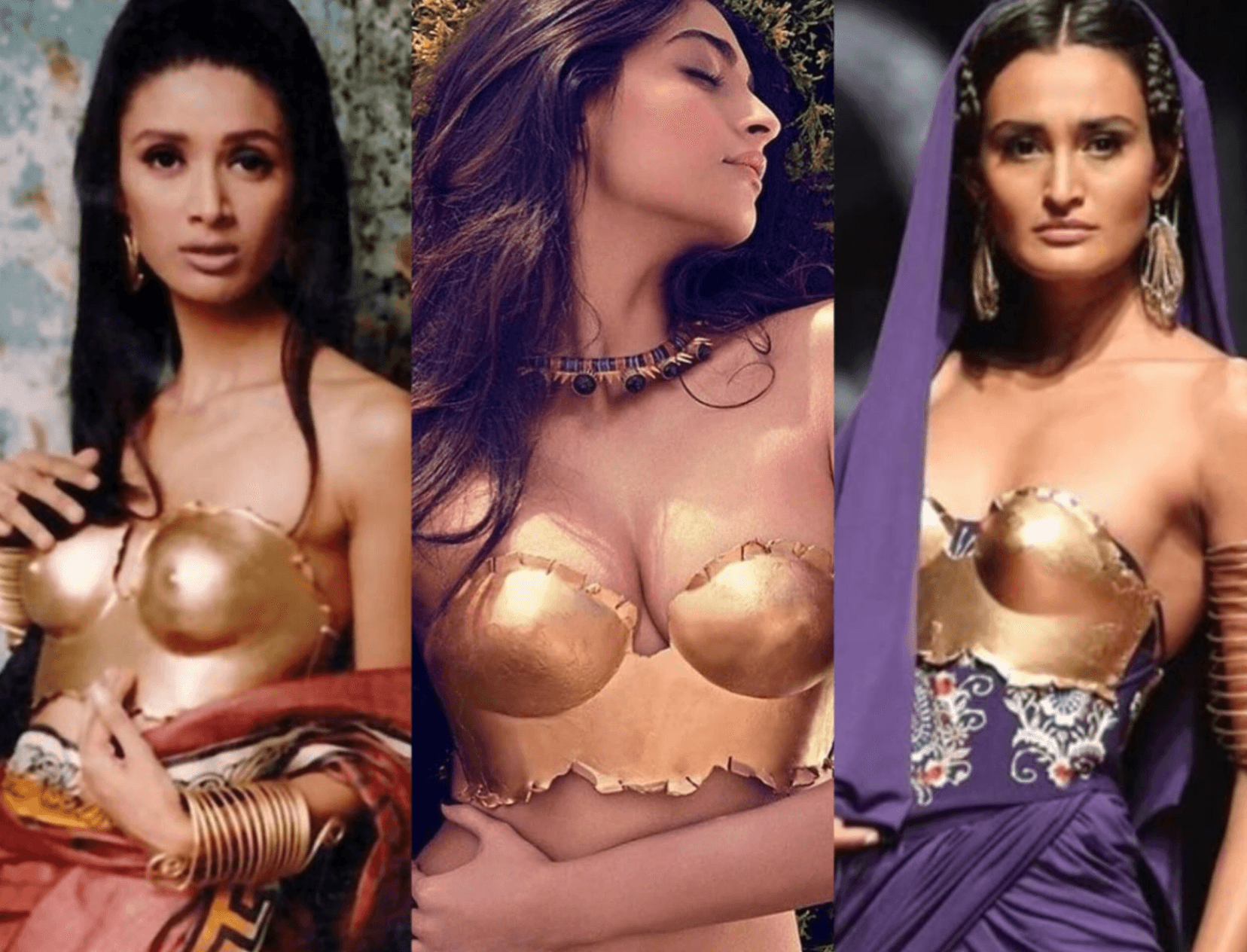 Before Uorfi Javed, Sonam Kapoor &amp; 6 Other Models Wore A Breastplate