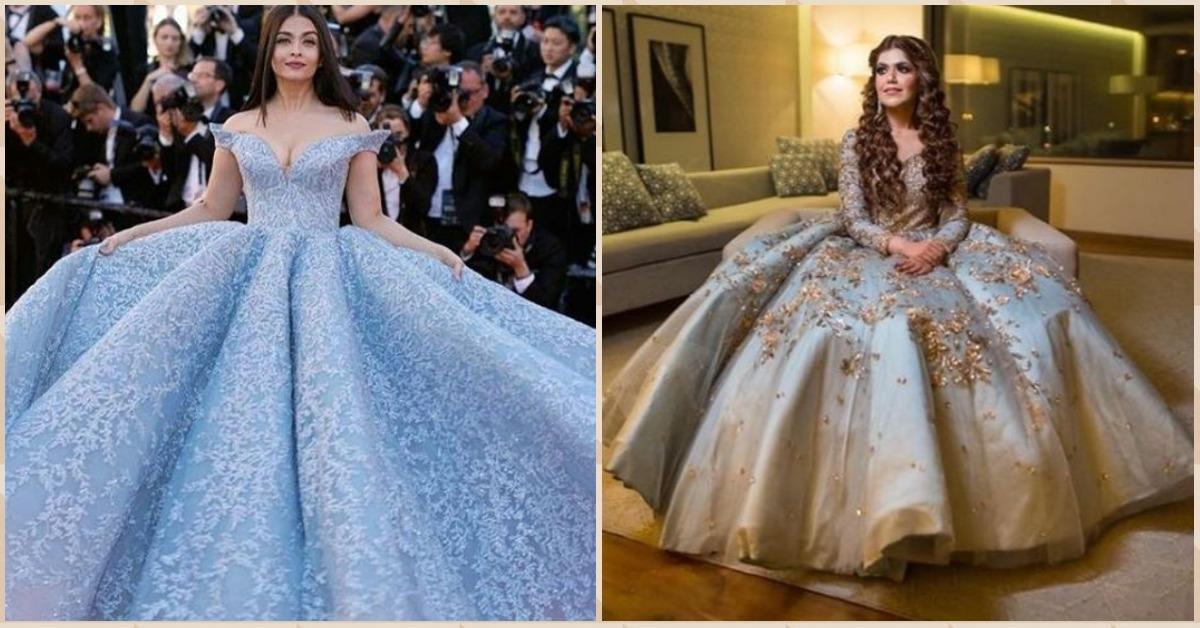 This Bride Wore A Similar Outfit To Ash’s Iconic Cannes Gown &amp; We’re Getting Princess Vibes!
