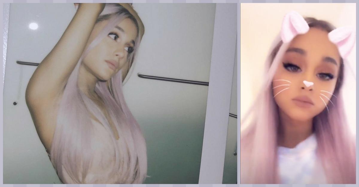 Ariana Grande&#8217;s Post Engagement Hair Makeover Is a Pastel Waterfall!