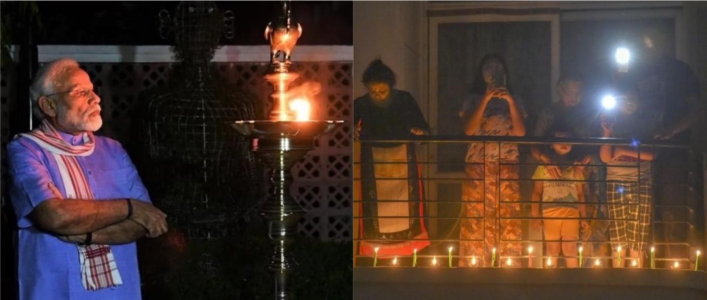 Fireworks, Conch Shells, Religious Chants: Twitter Reacts To India&#8217;s 9-Minute Blackout