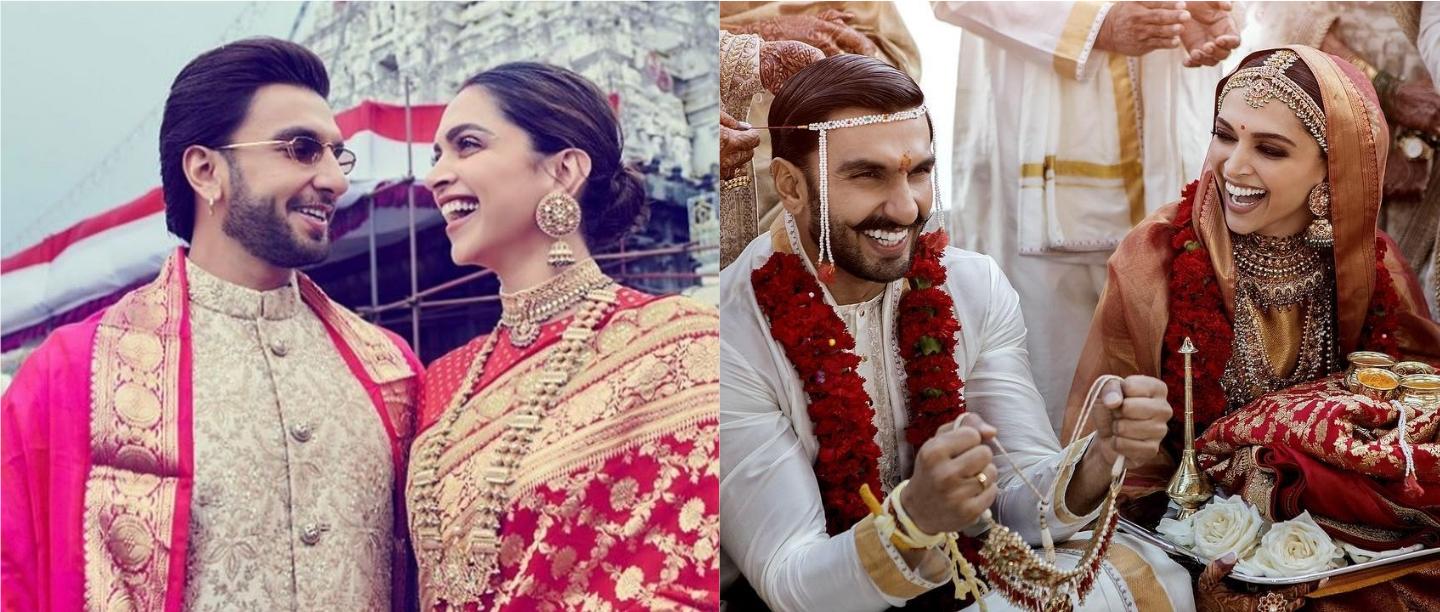 DeepVeer Celebrate Their First Anniversary &amp; They Look Like The Dulha-Dulhan Again