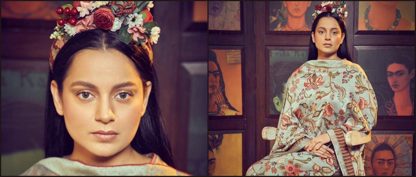 Kangana Ranaut Channels Desi Frida Kahlo &amp; We&#8217;re As Confused As You Are!