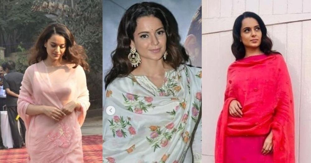 Kangana Ranaut&#8217;s Back-To-Back Ethnic Looks Prove Why She Is A True Fashion *Queen*