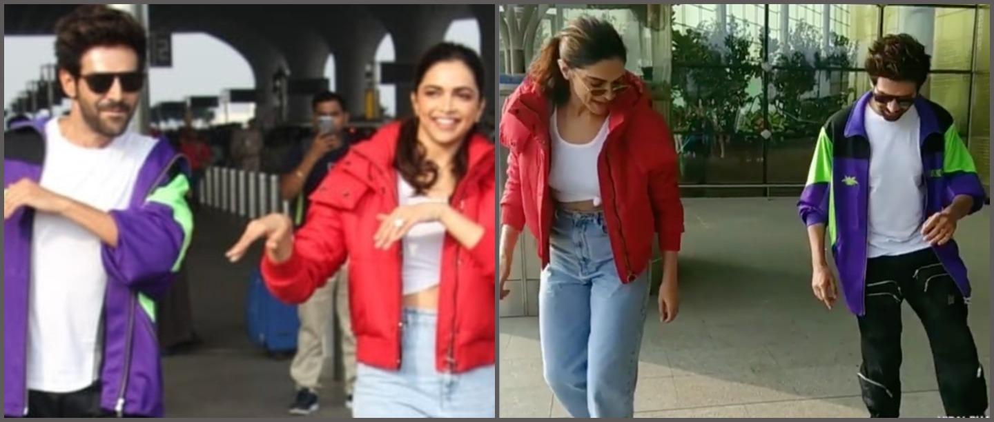 Watch: Kartik Aaryan &amp; Deepika Padukone Had A Dance Off, Can You Guess Who Won?