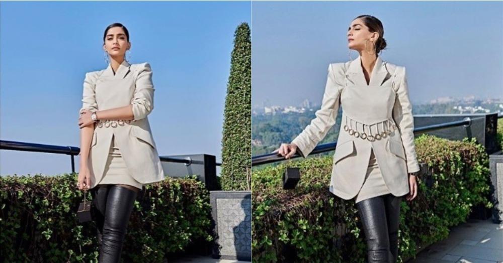 Move Over Pantsuit, The Skirt Suit Is Here &amp; Sonam Kapoor Knows How To Rock It