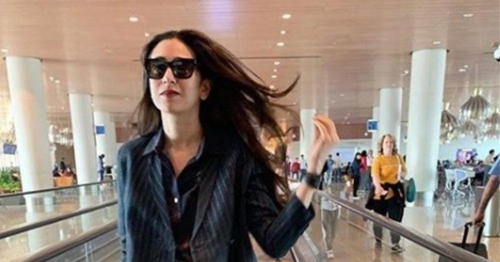 Work Blues Who: Karisma Kapoor&#8217;s Latest Look Is An Insanely Chic Case Of Blue Done Right!