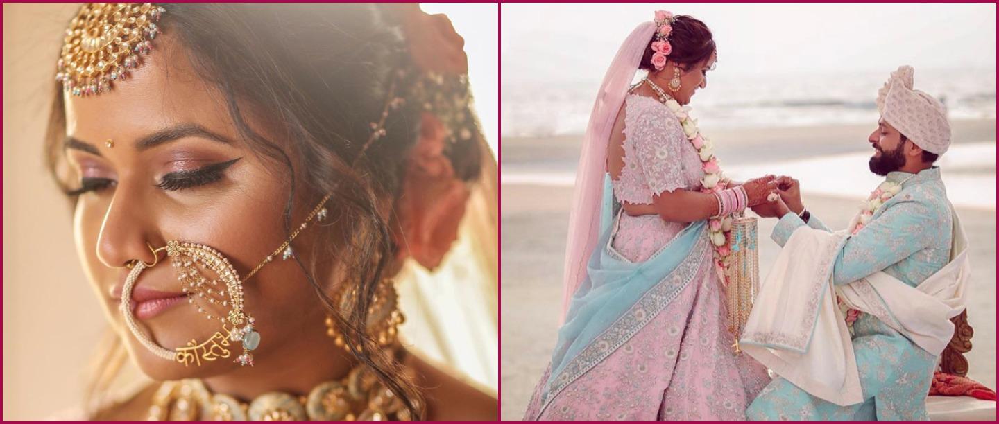 Move Over Customised Mehendi, Bride Wears Nath With Husband&#8217;s Name On It