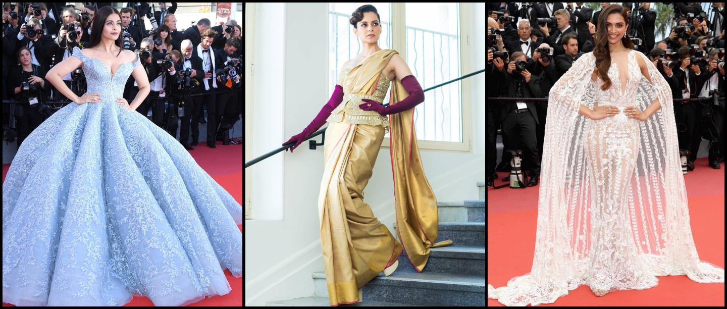 7 Times Bollywood&#8217;s Red Carpet Looks At Cannes Left An Unforgettable Impression On Us