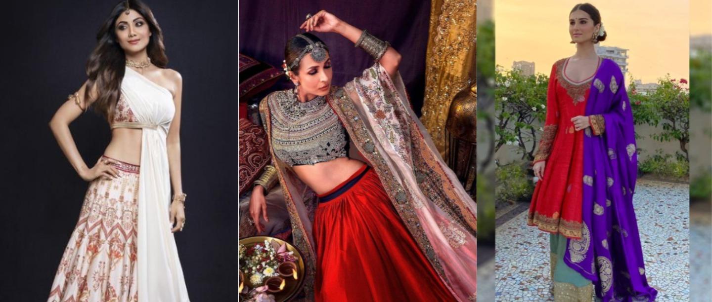 8 Dupatta Drapes From B&#8217;wood To Steal The Show For The Intimate Weddings This Season