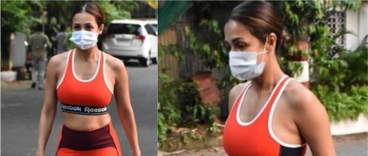 Red Hot! Malaika Arora&#8217;s Athleisure Pick Doubles Up As At-Home Attire (Amongst Others)