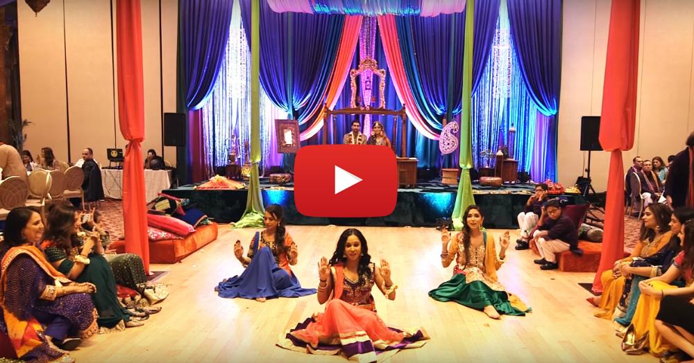 This Bride&#8217;s Sisters Did A *Beautiful* Dance For Her Mehendi!