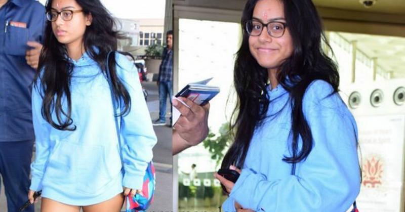 Nysa Devgan Steps Out In Just A Sweatshirt (No Pants) And The Result Is Not Half Bad!