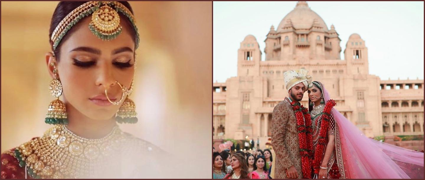 This Bride Wore A Traditional Lehenga For Her Wedding &amp; Looked No Less Than A Sabya Model