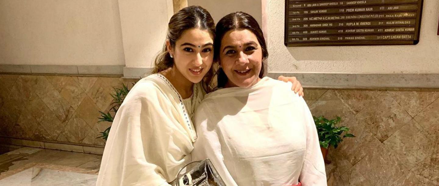 She Got It From Her Mama: Sara Ali Khan Twinning With Amrita Singh Is Our Diwali Present