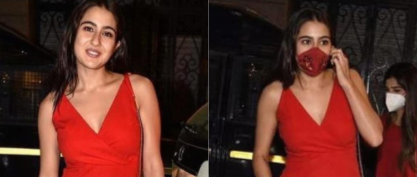 Red-Hot! Trust Us, Sara Ali Khan&#8217;s Sexy OOTN Will Amp Up Your Date Night Look In A Jiffy