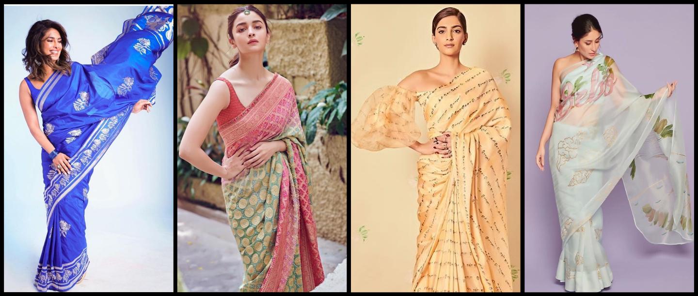 13 Gorgeous Sarees As Seen On Bollywood Celebs To Distract You During Quarantine