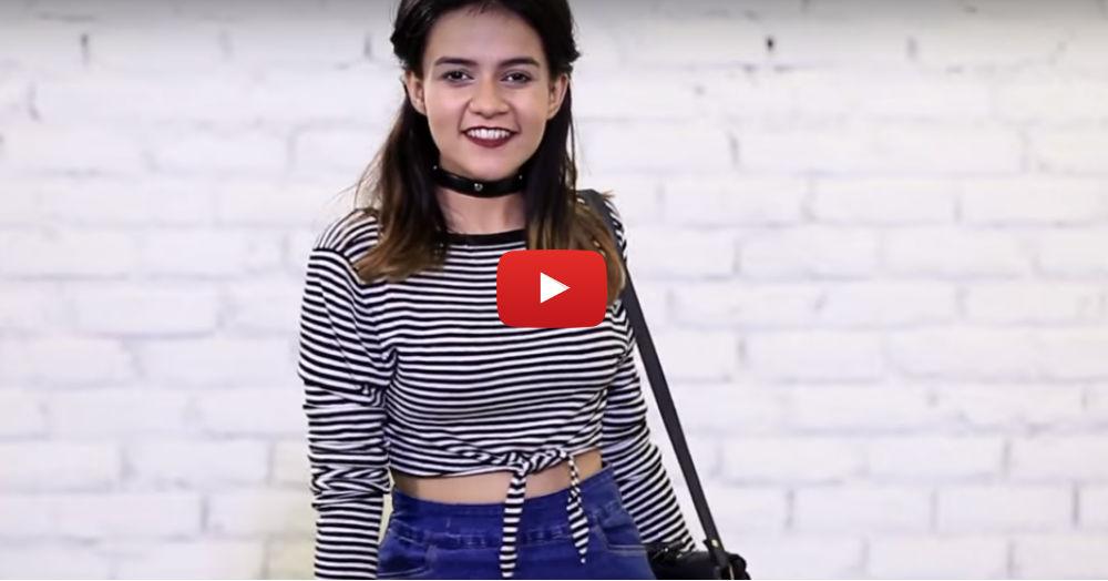 How To Make A Crop Top From An Old Tee &#8211; At Home!