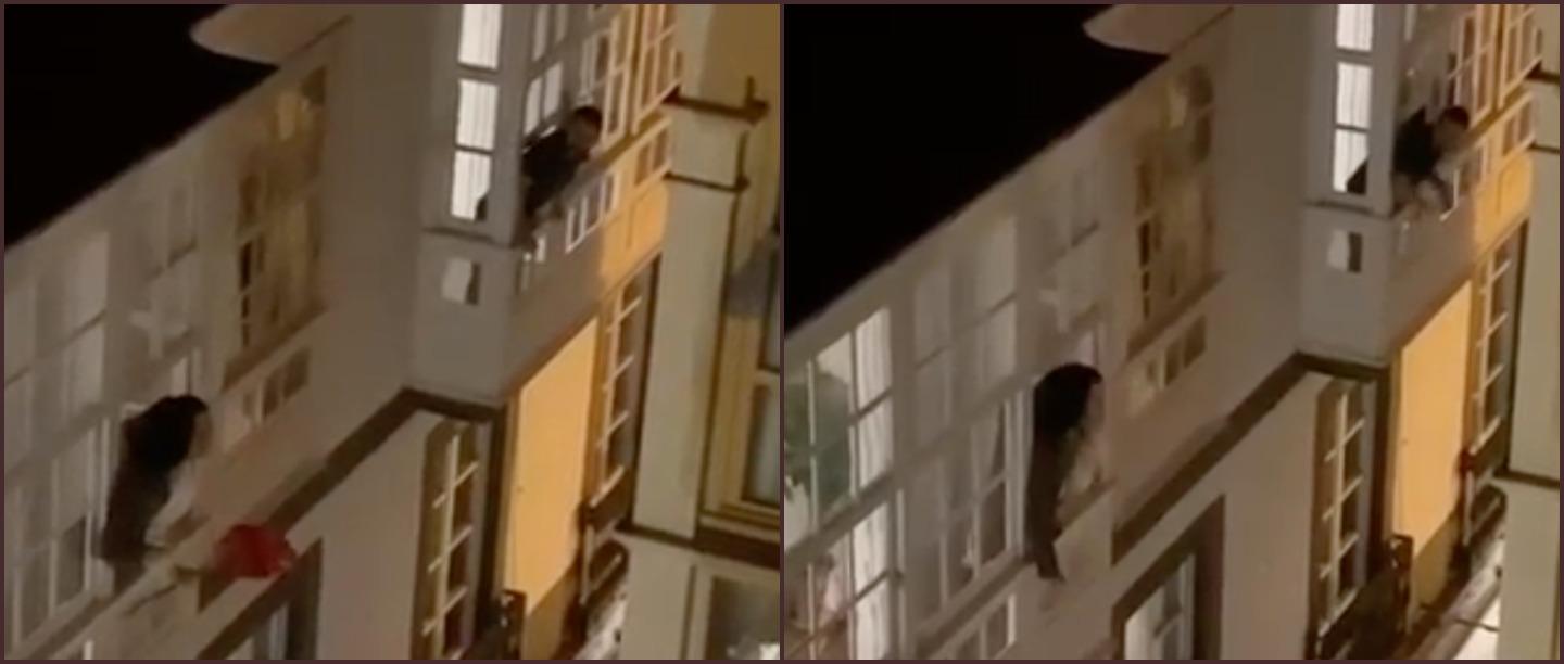 Quarantined Couple Gets Married On Their Balcony &amp; It&#8217;ll Restore Your Faith In Love