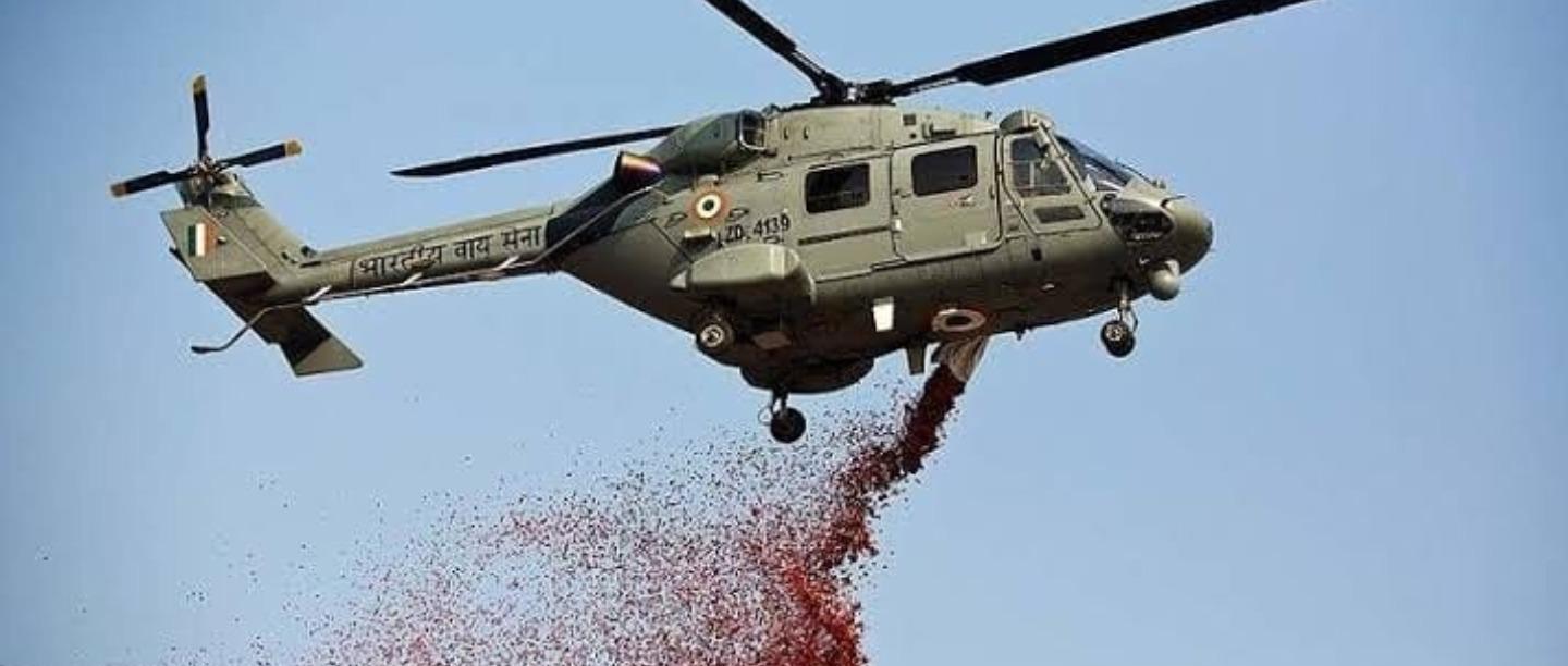 Flower Showers Take Over The Country, Armed Forces Pay Tribute To The COVID-19 Superheroes