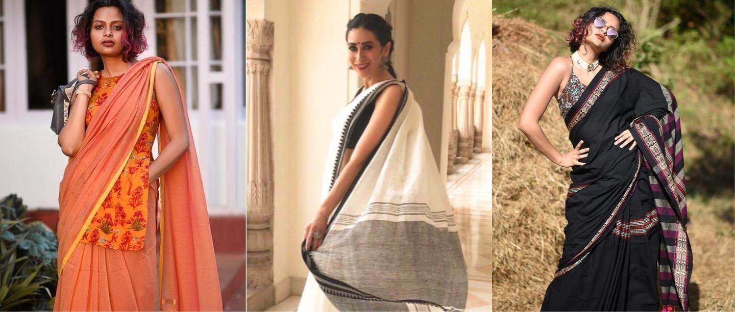 Do Yourself A Favour &amp; Add Some Breezy Cotton Sarees To Your Work Wardrobe This Summer