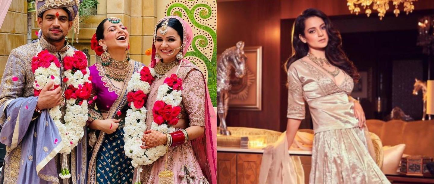 So Stunning! Kangana Ranaut Just Gave Us Some Solid Sister Of The Groom Style Inspiration