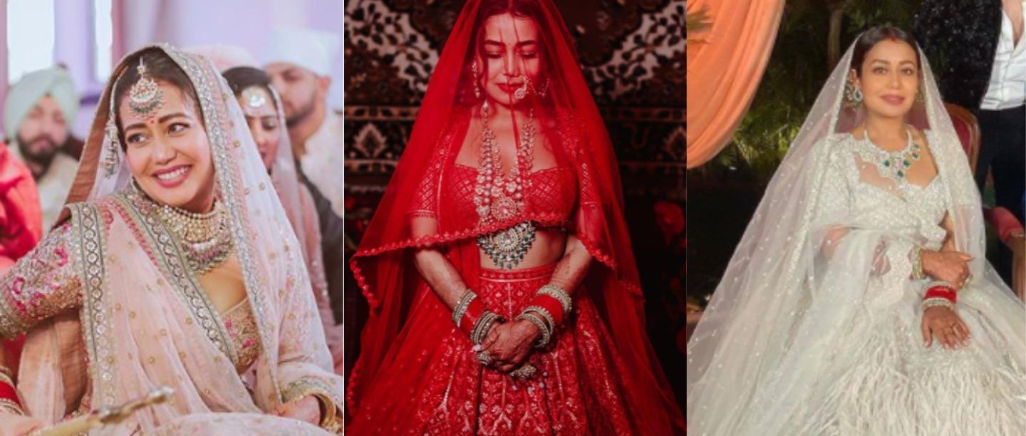 Copycat! Netizens Troll Neha Kakkar For Her Overtly &#8216;Inspired&#8217; Wedding Wardrobe