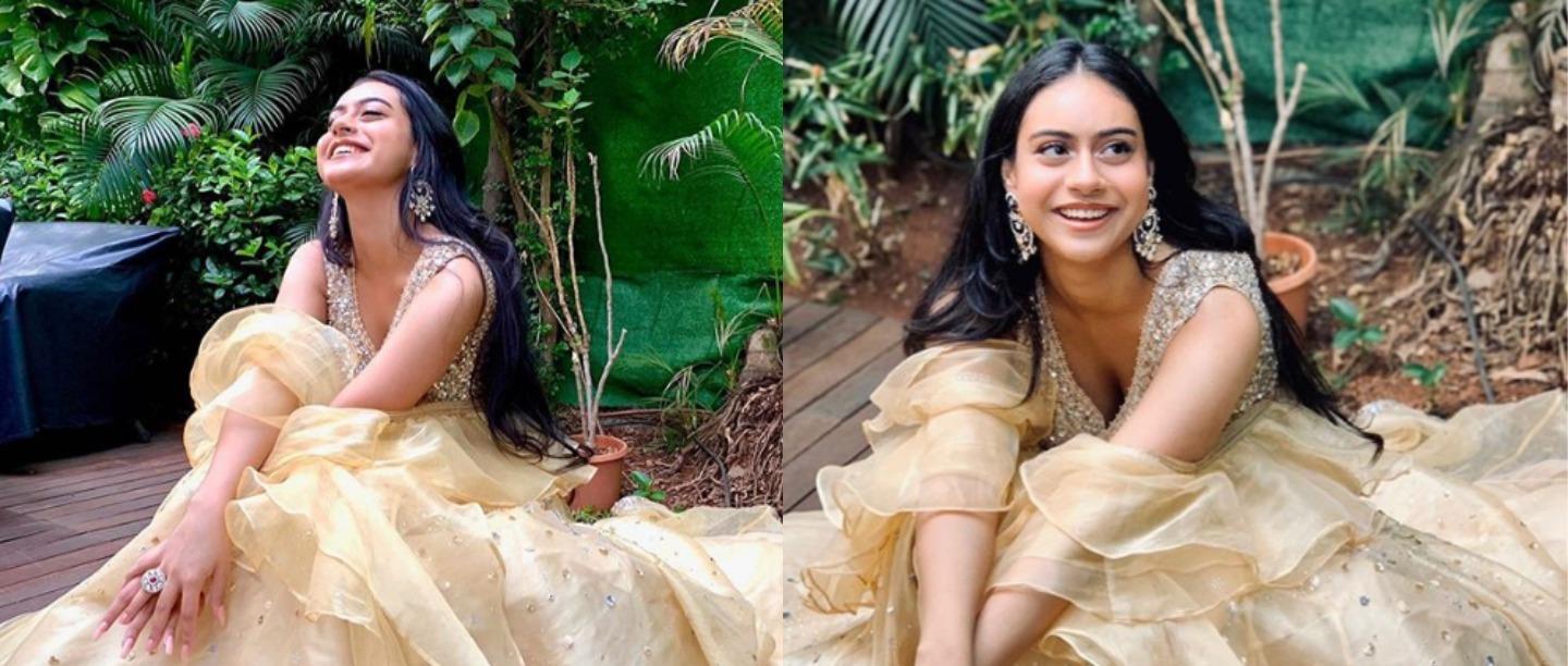 Kajol Posted Nysa&#8217;s Pic On Instagram &amp; We Can&#8217;t Stop Thinking About Her Organza Lehenga