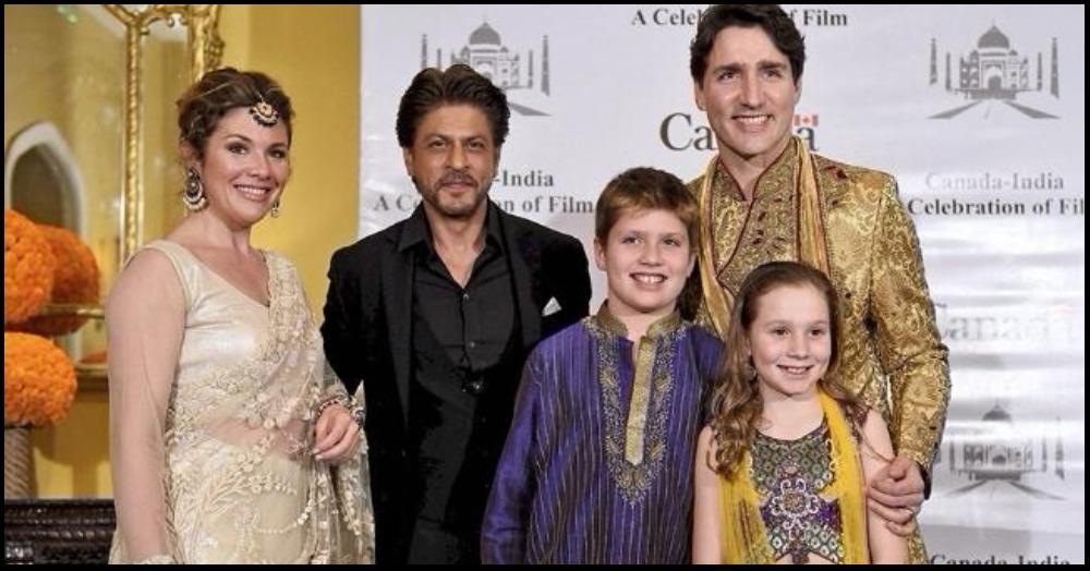 SRK &amp; Justin Trudeau Pose Together: Who Do You Think Looks Better?