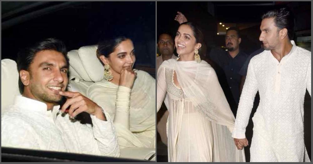 Lovebirds Ranveer And Deepika Walked In Hand-In-Hand At The Padmaavat Screening