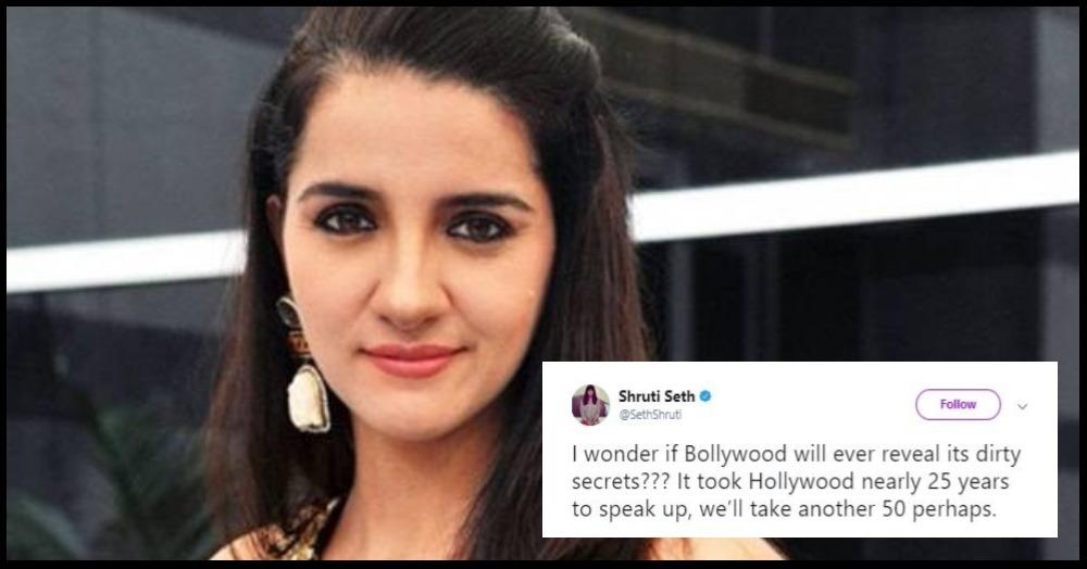 Shruti Seth Says B&#8217;wood May Take 50 Years To Fight Sexual Assault &amp; She Makes A Valid Point