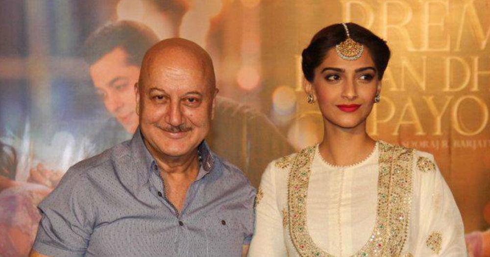 Anupam Kher Wishes His &#8216;Chhoti Si Bachi&#8217; Bride-To-Be Sonam In An Adorable Video