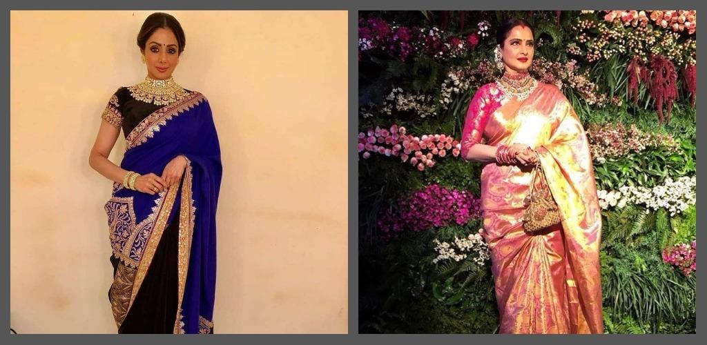 Bollywood’s Eternal Beauties Bring Glamour To Virat and Anushka’s Reception
