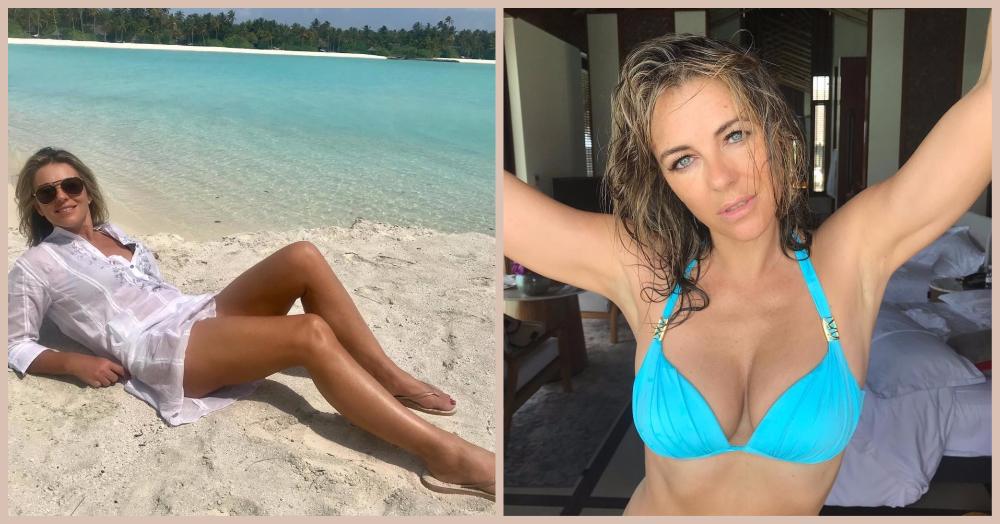 Elizabeth Hurley Is Holidaying In The Maldives &amp; She Looks AMAZING!