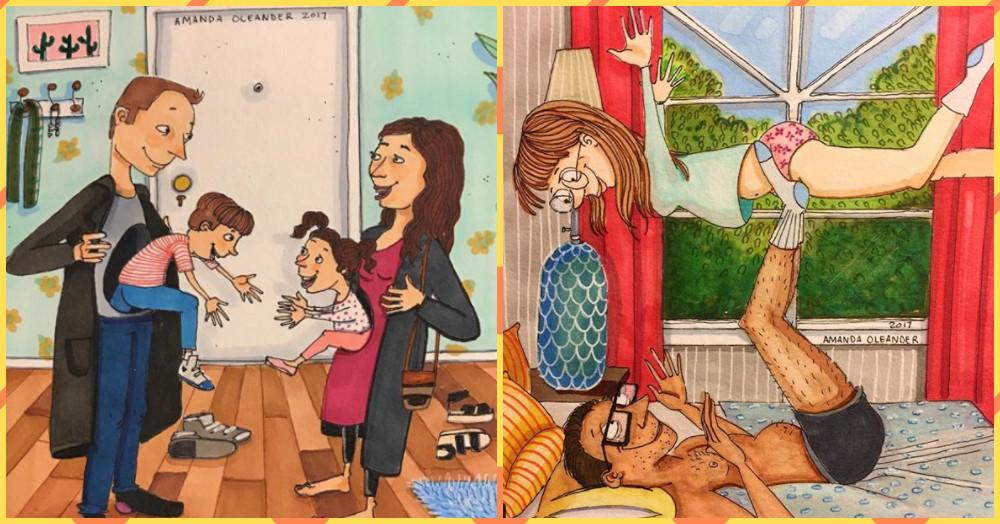 This Artist’s Cute Illustrations Will Tell You What Happy Marriages Are All About!