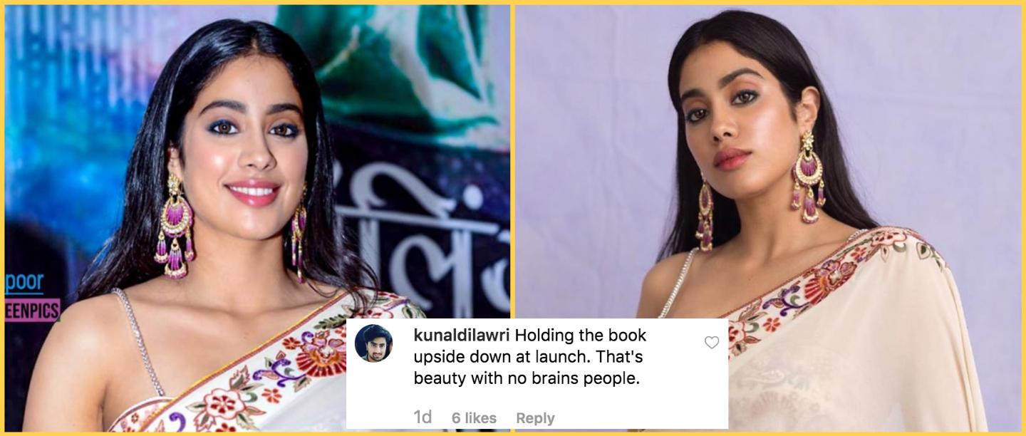Janhvi Kapoor Becomes The Target Of Trolls As She Holds Book Upside-Down At Its Launch