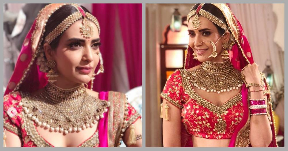 The First Pictures Of Karishma Tanna Dressed As A Bride On &#8216;Qayamat Ki Raat&#8217; Are Out!