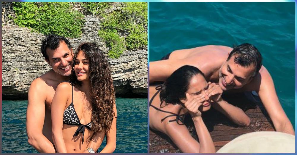 These Pics From Lisa Haydon’s Tropical Wedding Anniversary Are Nothing But LOVE!