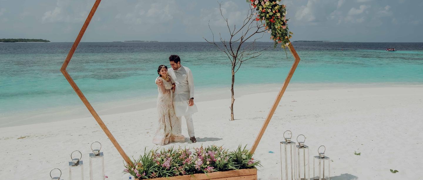 This Couple Booked An Entire Island In The Maldives For Their Wedding &amp; It Was *Magical*