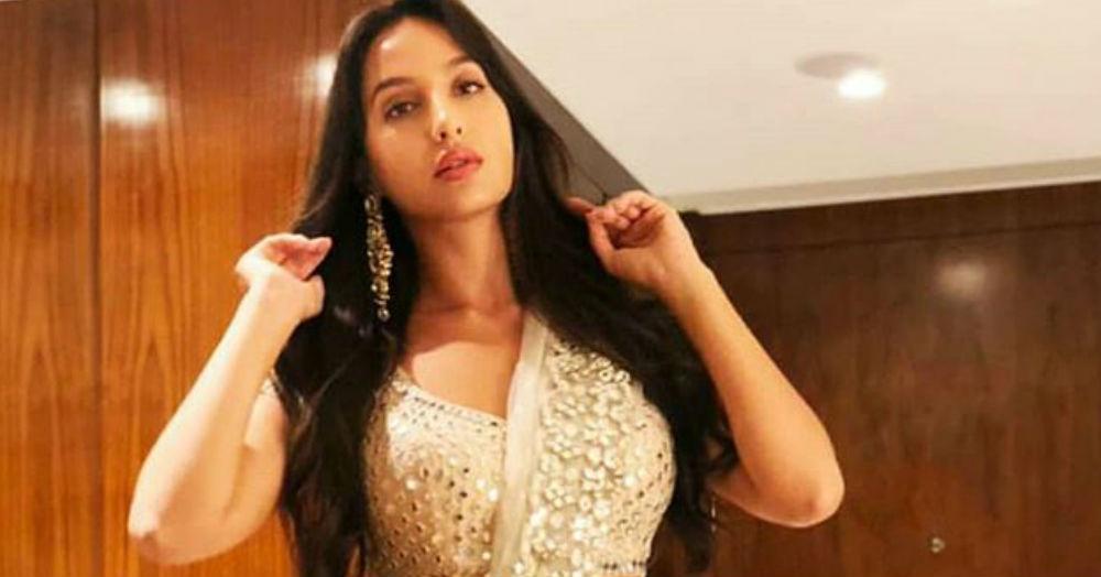 Only Nora Fatehi Can Set Our Hearts On Fire In An All-White Lehenga!